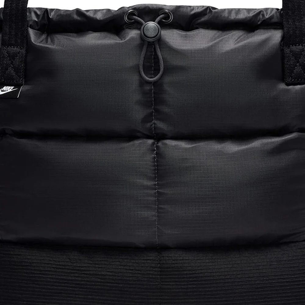 NIKE Sportswear Puffle Unisex Tote Bag - Black - ONE SIZE