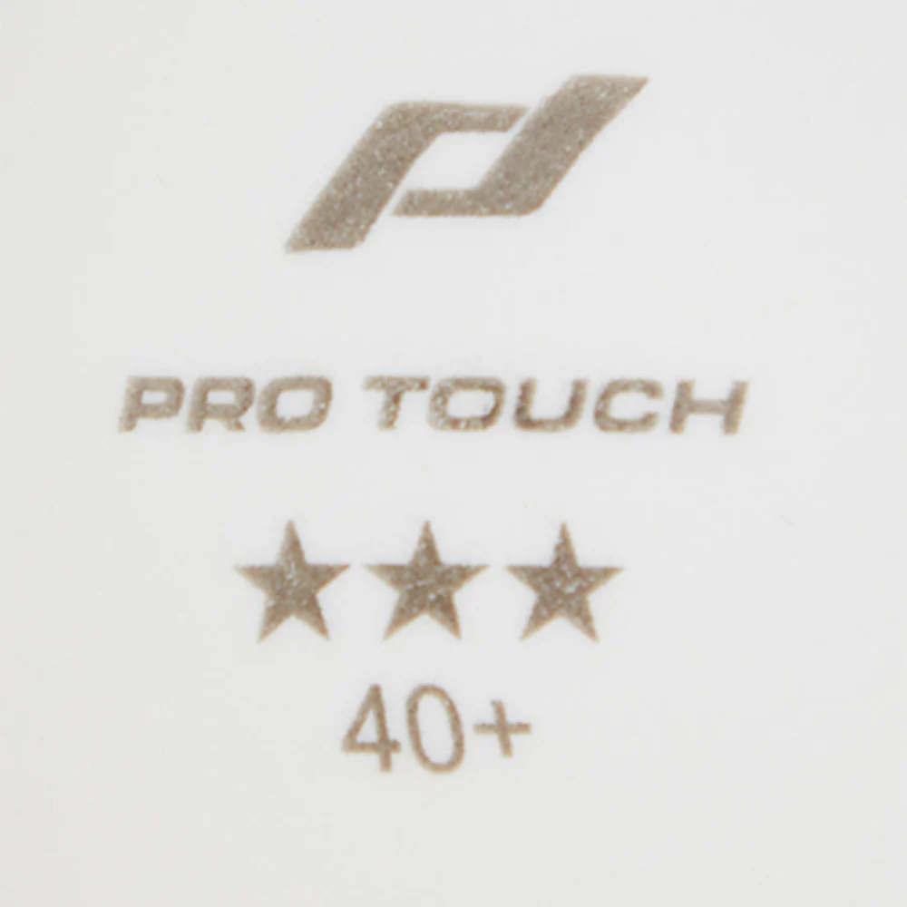 Pro Touch Pro Ball 3 Star Table Tennis Ball (3 Pieces) — цвет белый, размер единый размер