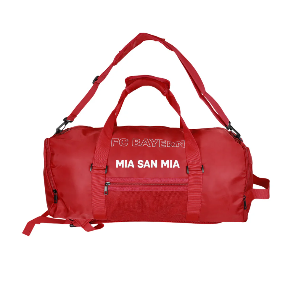FC BAYERN MUNCHEN Mia San Mia Unisex Duffle Bag - Red - ONE SIZE
