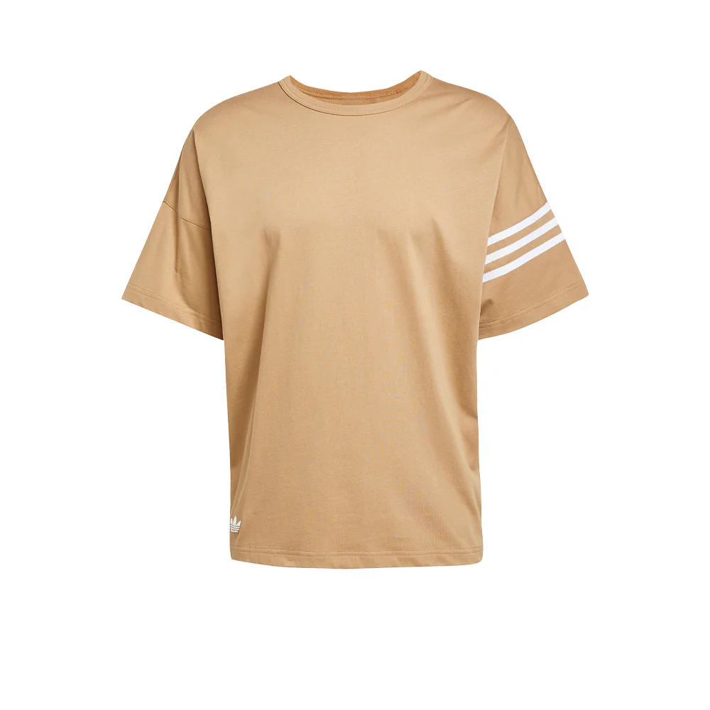 Мужская футболка Adidas Originals Neuclassics — цвет коричневый, размер 2XL (азиатский размер)