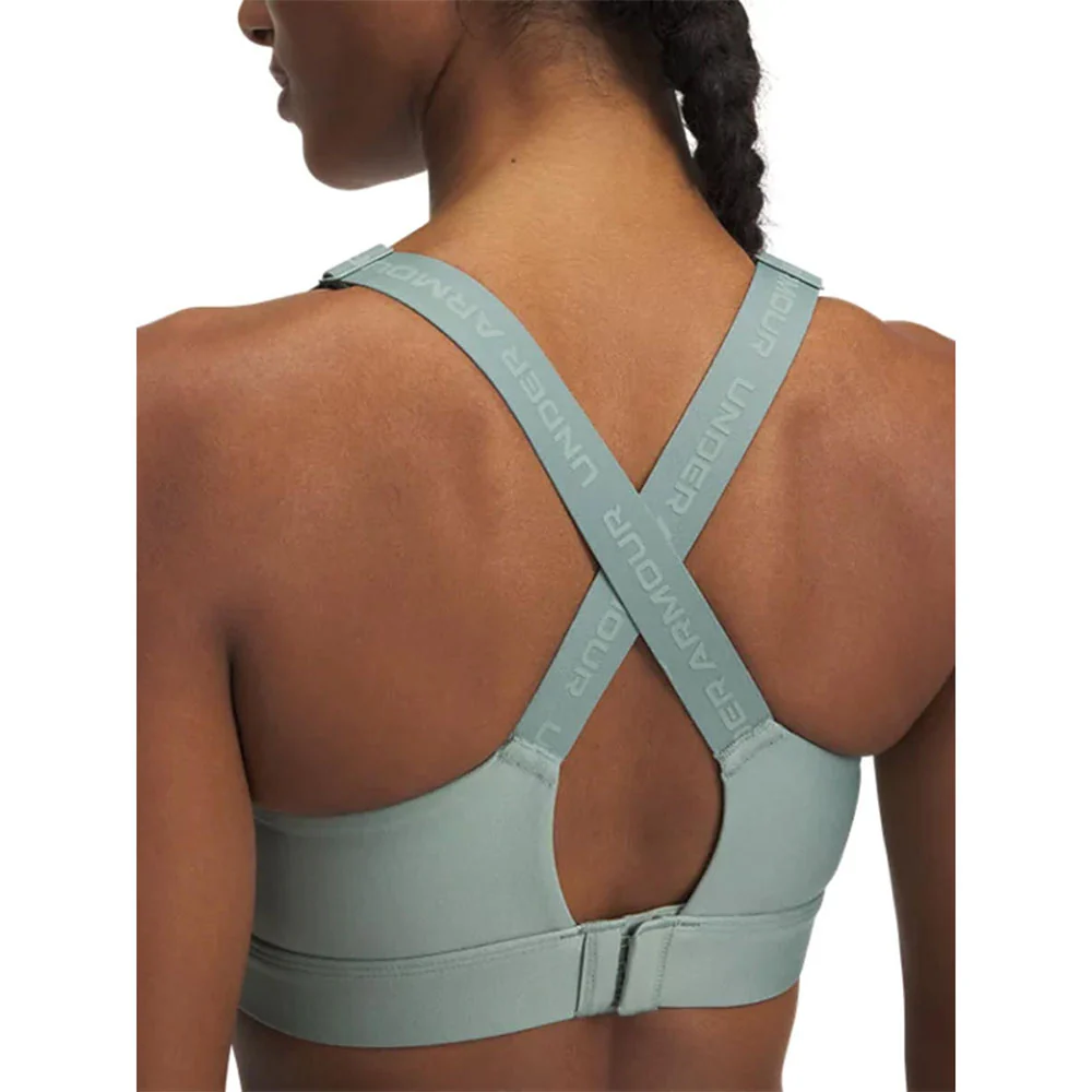 Женский спортивный топ Under Armour Infinity 2.0 High — цвет зеленый, размер L (американский размер)