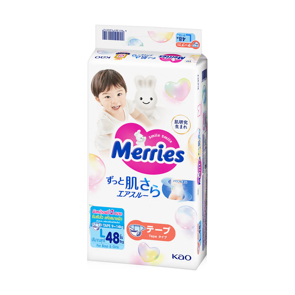 Merries Japan Tape Size L — Size L 48pcs, 48pcs