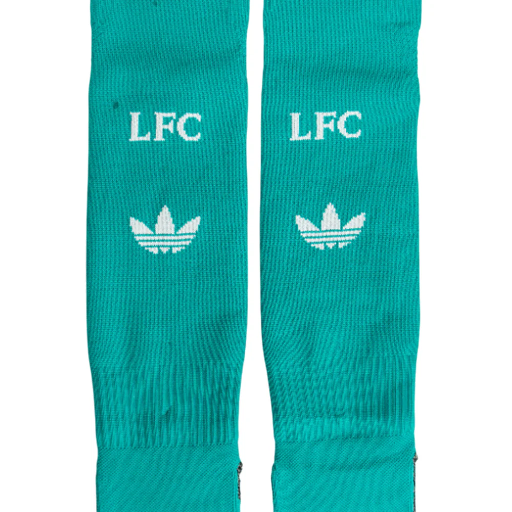 Мужские носки Adidas Liverpool Fc Third 2025/26 Football — цвет зеленый, размер L (UK SIZE)