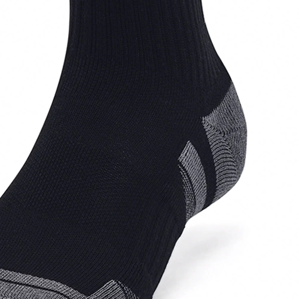 UNDER ARMOUR Performance Cotton Quarter Unisex Socks (3 Pairs) - Black - L (US SIZE)