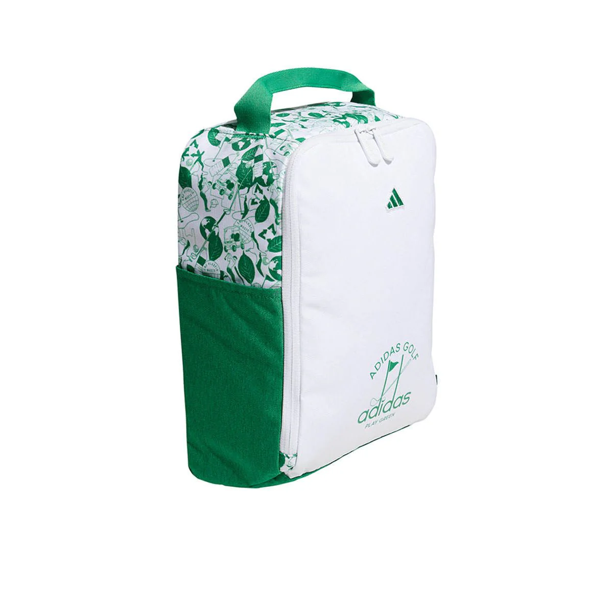 ADIDAS Play Green Unisex Shoe Bag - White - ONE SIZE