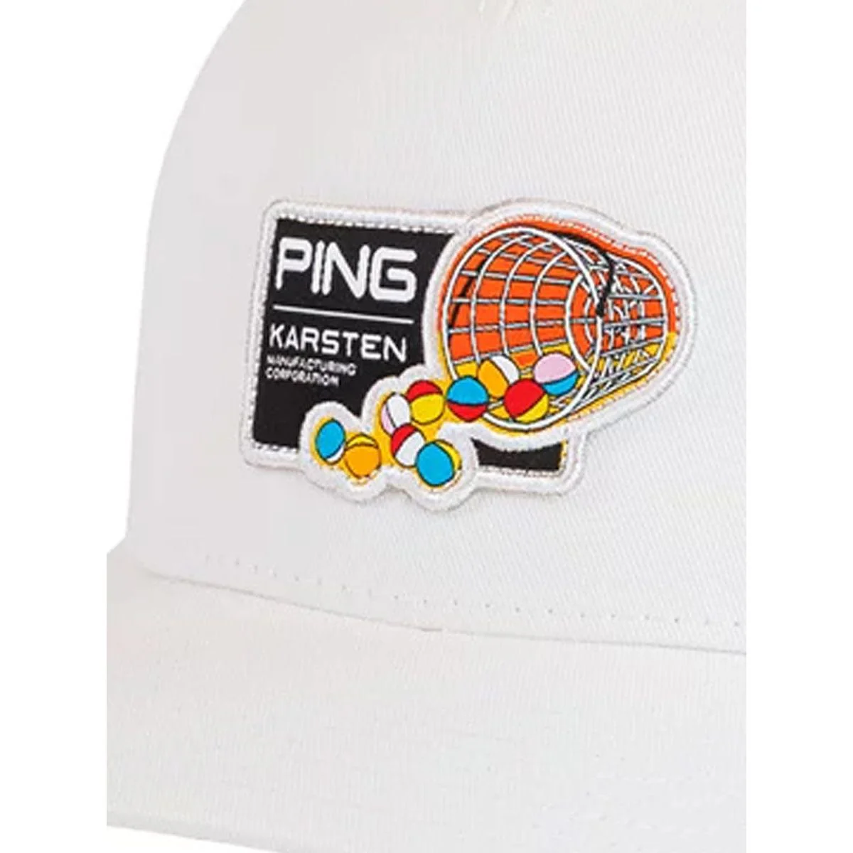 PING Buckets 214 Men's Golf Cap - White - ONE SIZE