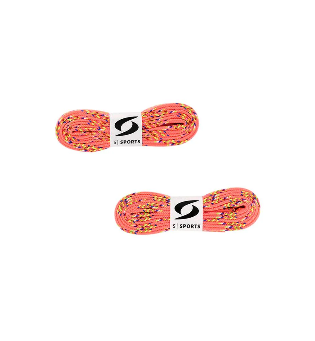 S SPORTS Poly A5 Shoelace - Multi Color - ONE SIZE