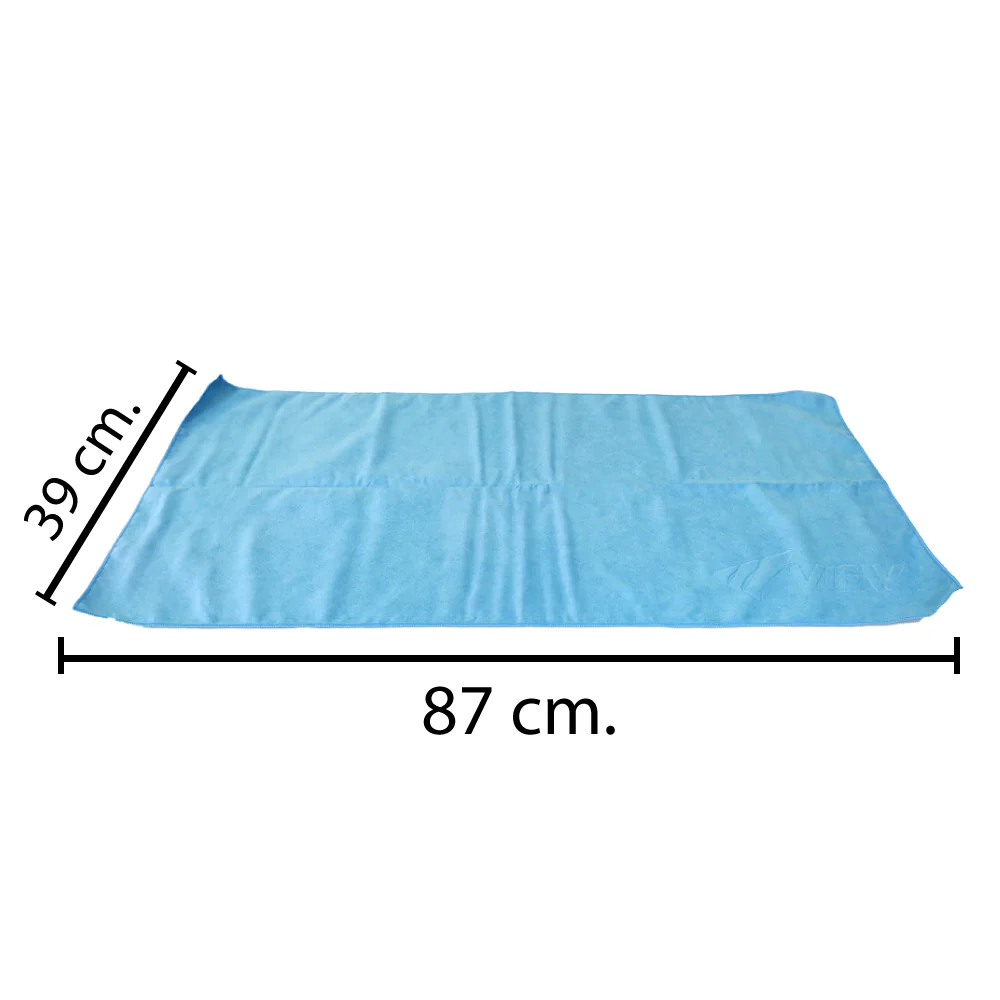 VIEW ผ้าเช็ดตัว VA003 สีฟ้า - Blue - ONE SIZE