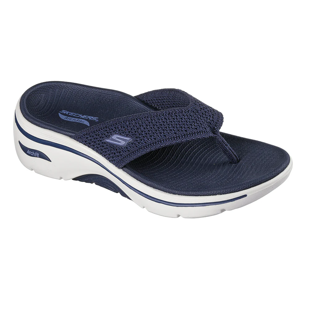 SKECHERS GOwalk Arch Fit 2.0 Sandal – Sunburst Women's Sandals - Blue - US 10