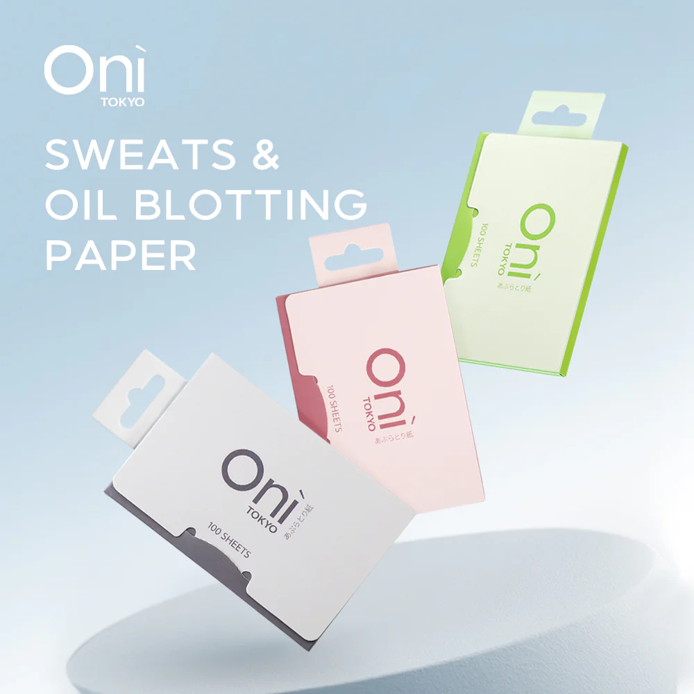 Oni Sweats & Oil Blotting Paper 100 Sheets - #Rose