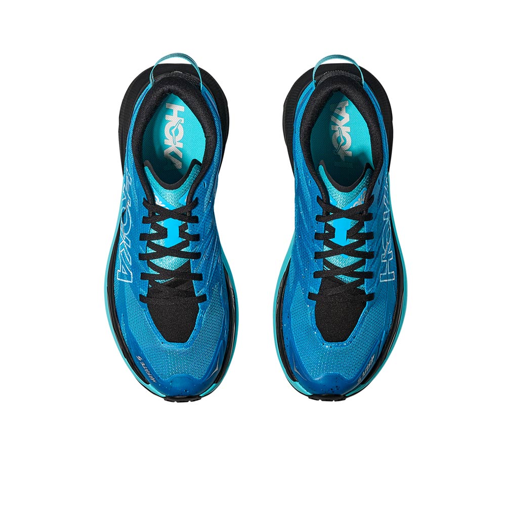 HOKA Mafate 5 Men's Trail Running Shoes - Blue - US 10