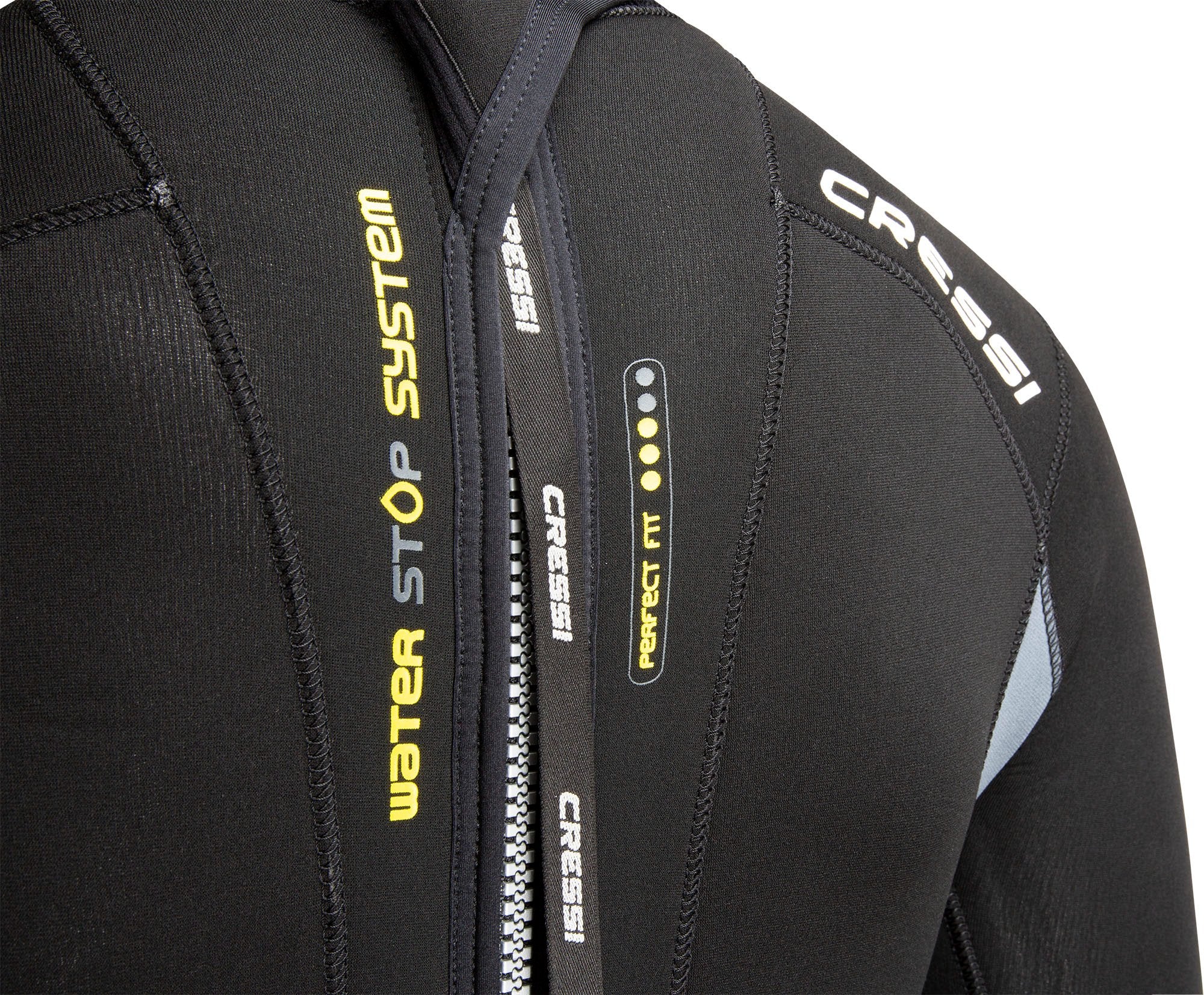 CRESSI Fast Man Monopiece Wetsuit 5mm - Black - L