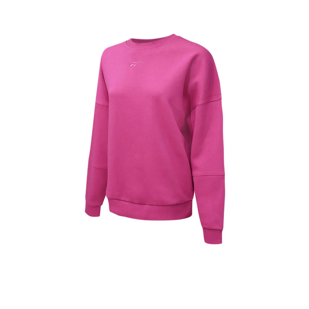 REEBOK Lux Oversized Crew Women's Sweatshirt - Pink - L (ASIAN SIZE)
