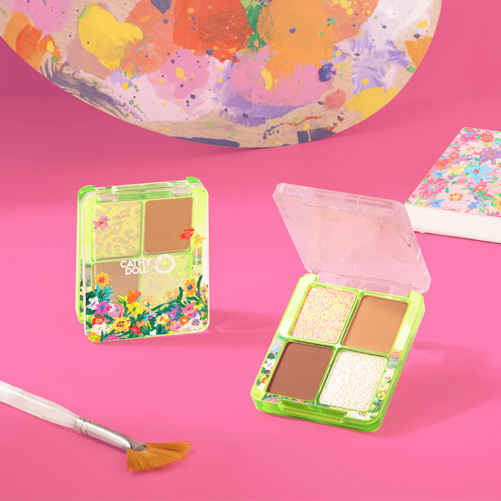 Cathy Doll Give.Me.Museums Blooming Eye Palette [1.8 г x 4Colors] — Autumn Beige