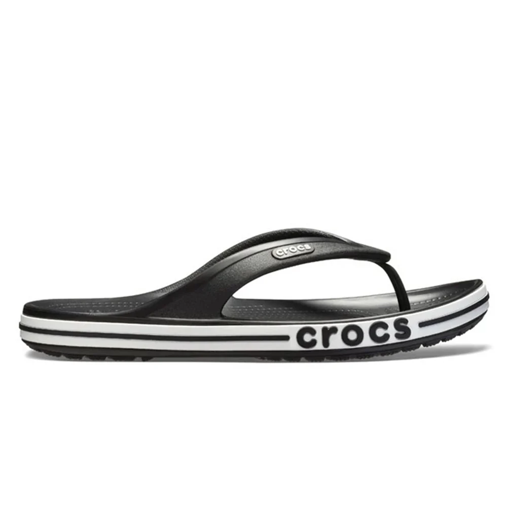 CROCS Bayaband Flip Unisex Sandals - Black - US M10/W12