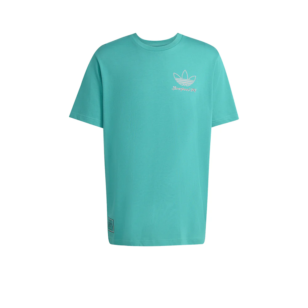 ADIDAS Liverpool FC Terrace Icons Graphic Men's Football T-shirt - Green - 2XL (UK SIZE)