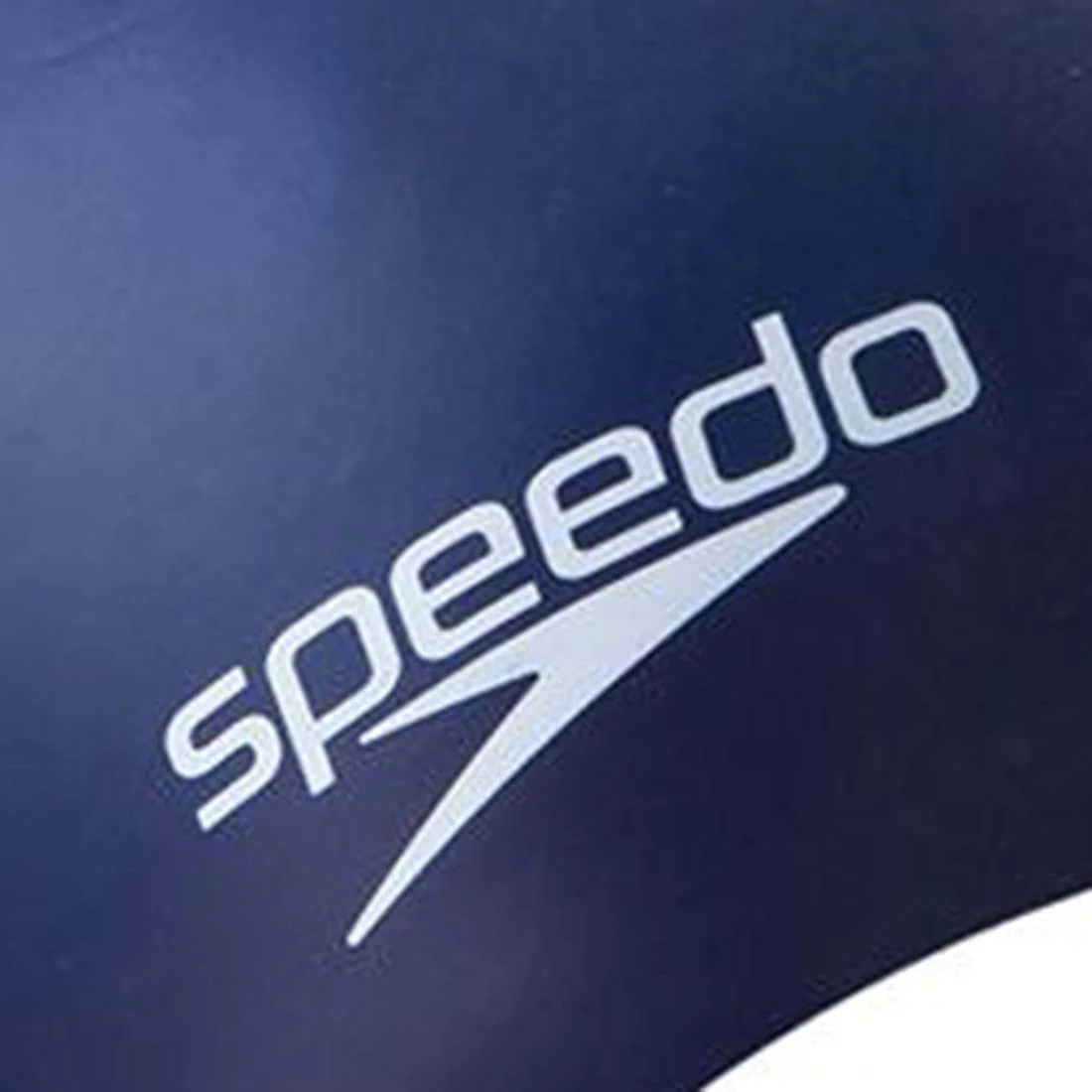 SPEEDO Plain Flat Silicone Unisex Swimming Cap - Blue - ONE SIZE