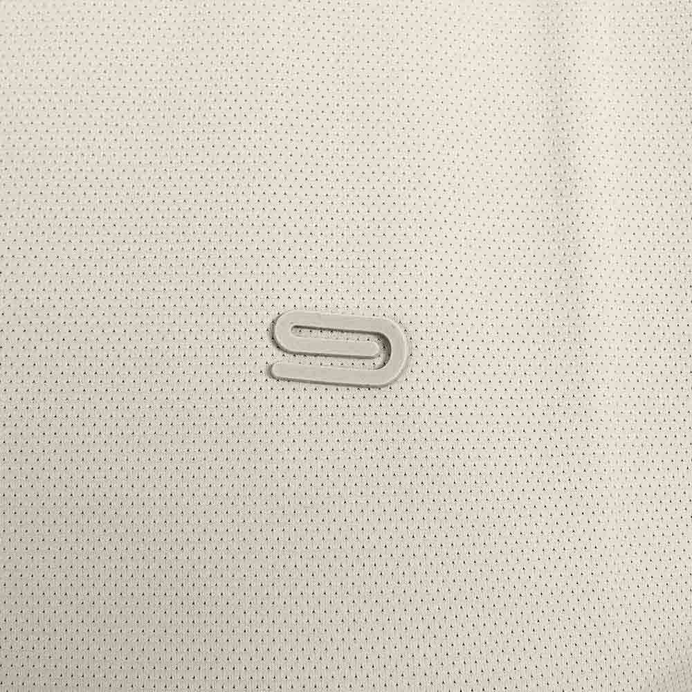 9NINE N25GOPOM06 Men's Golf Polo Shirt - Beige - 2XL (US SIZE)