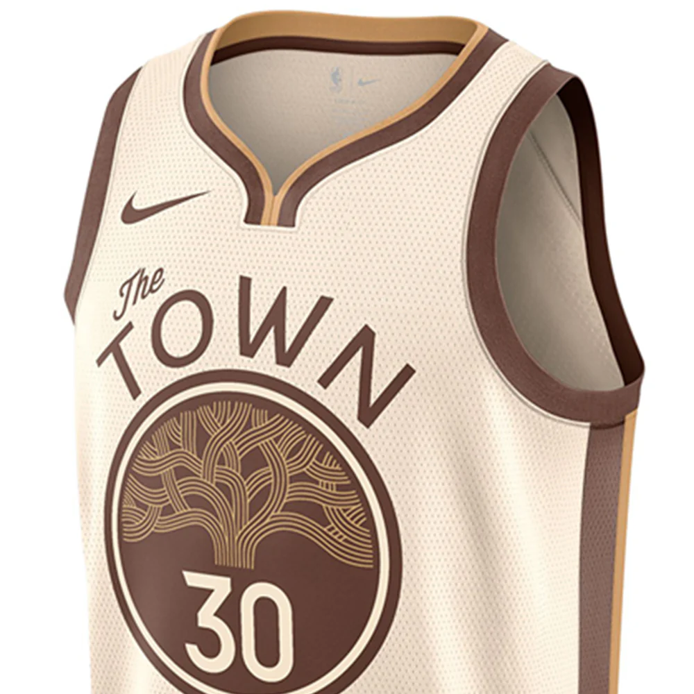 NIKE Men's Stephen Curry Golden State Warriors City Edition 2025/26 Basketball Jersey - White - 2XL (US SIZE)