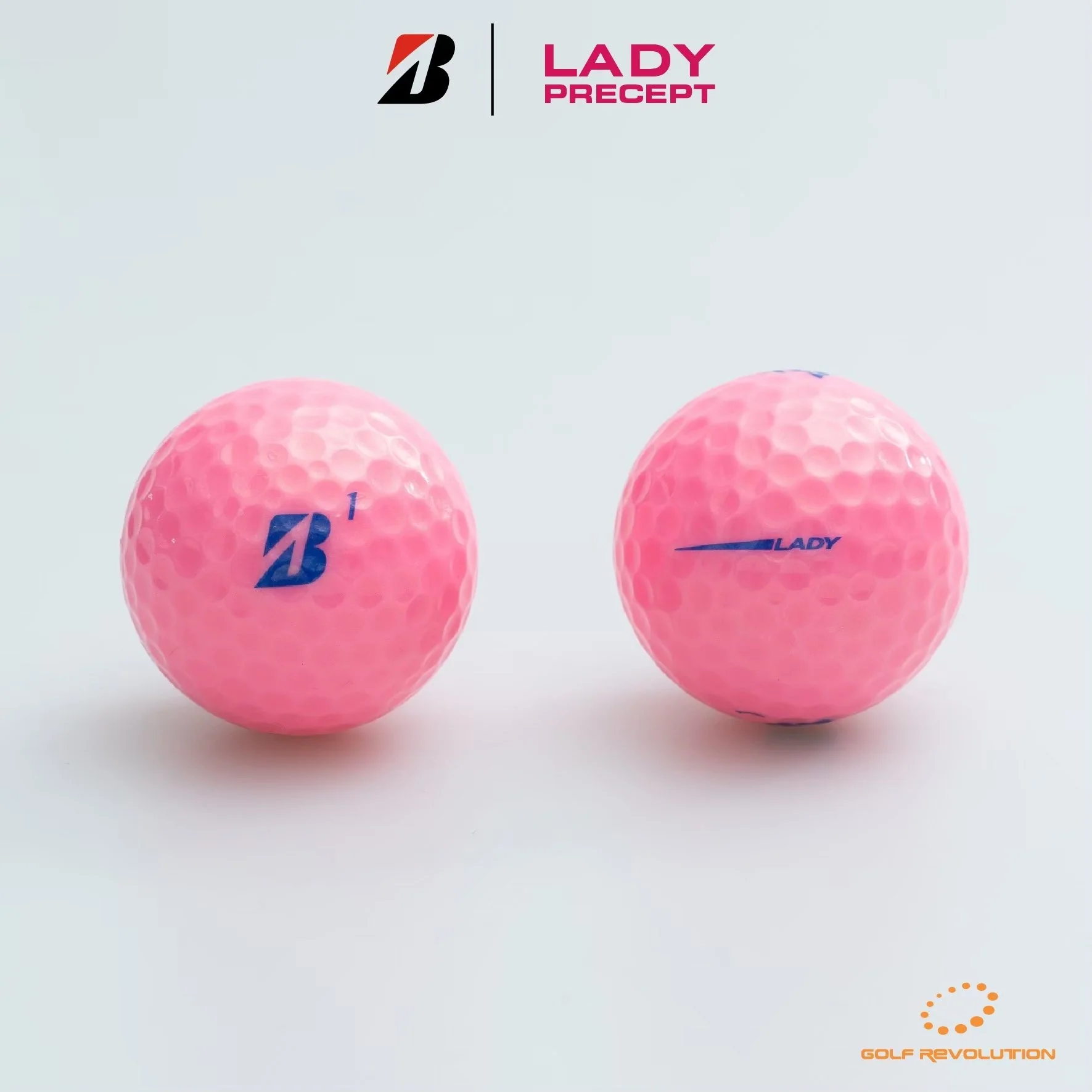 ลูกกอล์ฟ BRIDGESTONE BALL PRECEPT Lady PINK ( BUY 2 FREE 1 ) - pink - ONE SIZE