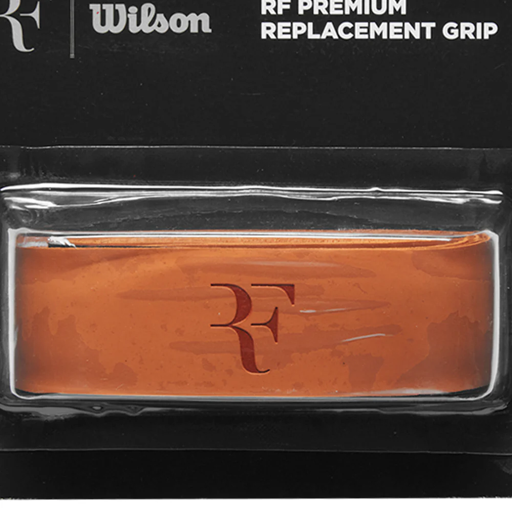 WILSON RF Premium Replacement Tennis Overgrip - Brown - ONE SIZE