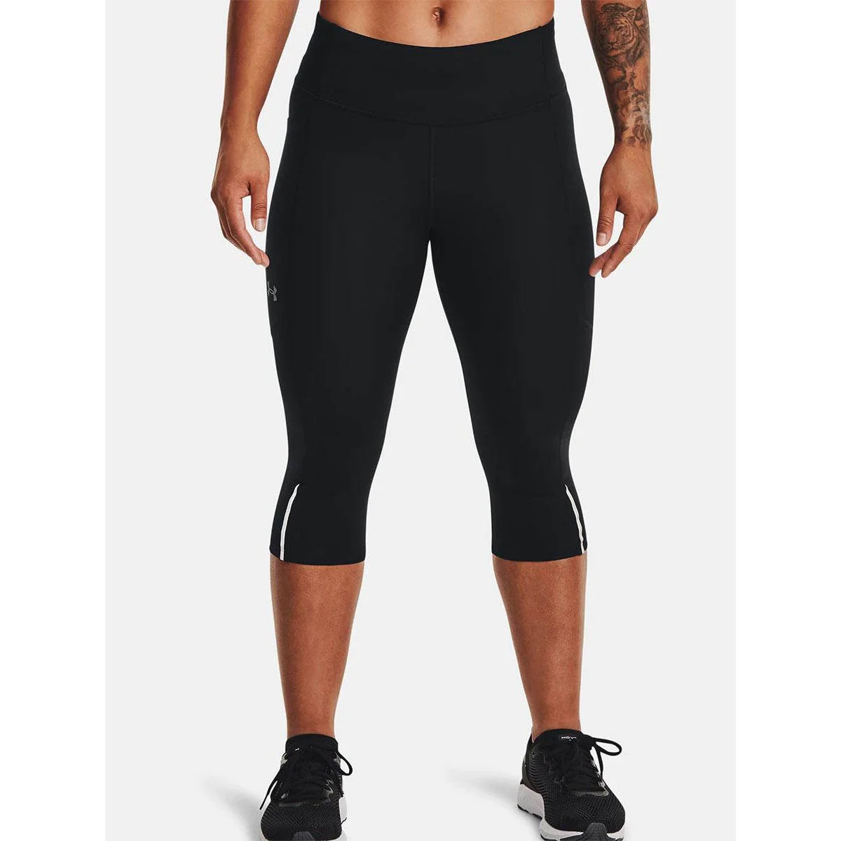 UNDER ARMOUR Fly Fast 3.0 Speed Capri Women's Running Pants - Black - 2XS