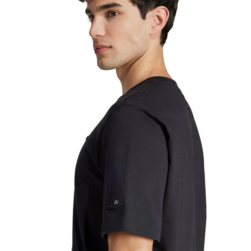 ADIDAS Lounge Slides Graphic Men's T-Shirt - Black - 2XL (ASIAN SIZE)