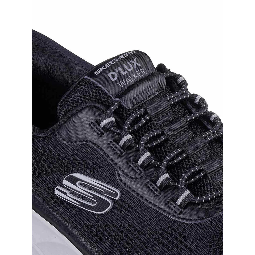 SKECHERS Slip-ins® Relaxed Fit®: D'Lux Walker 2.0 - Rezinate Men's Lifestyle Shoes - Black - US 10