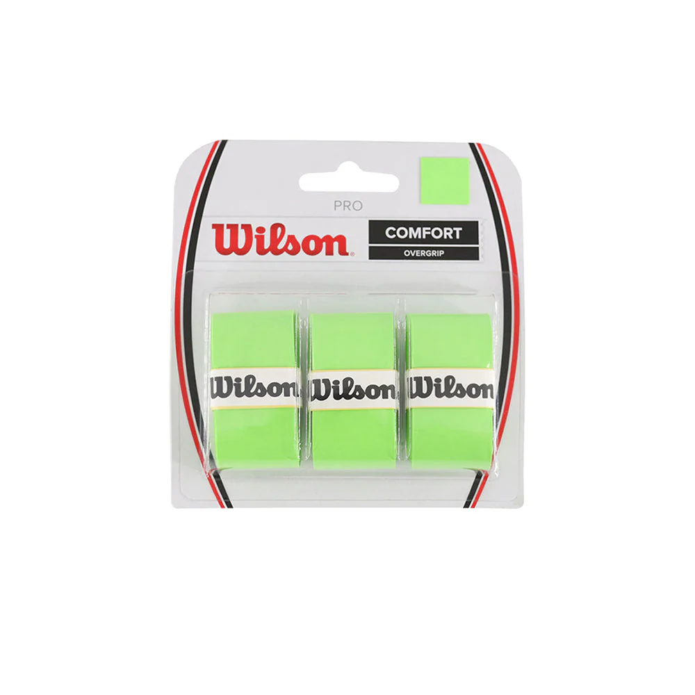 WILSON Pro Overgrip Tennis Grips - Green - ONE SIZE