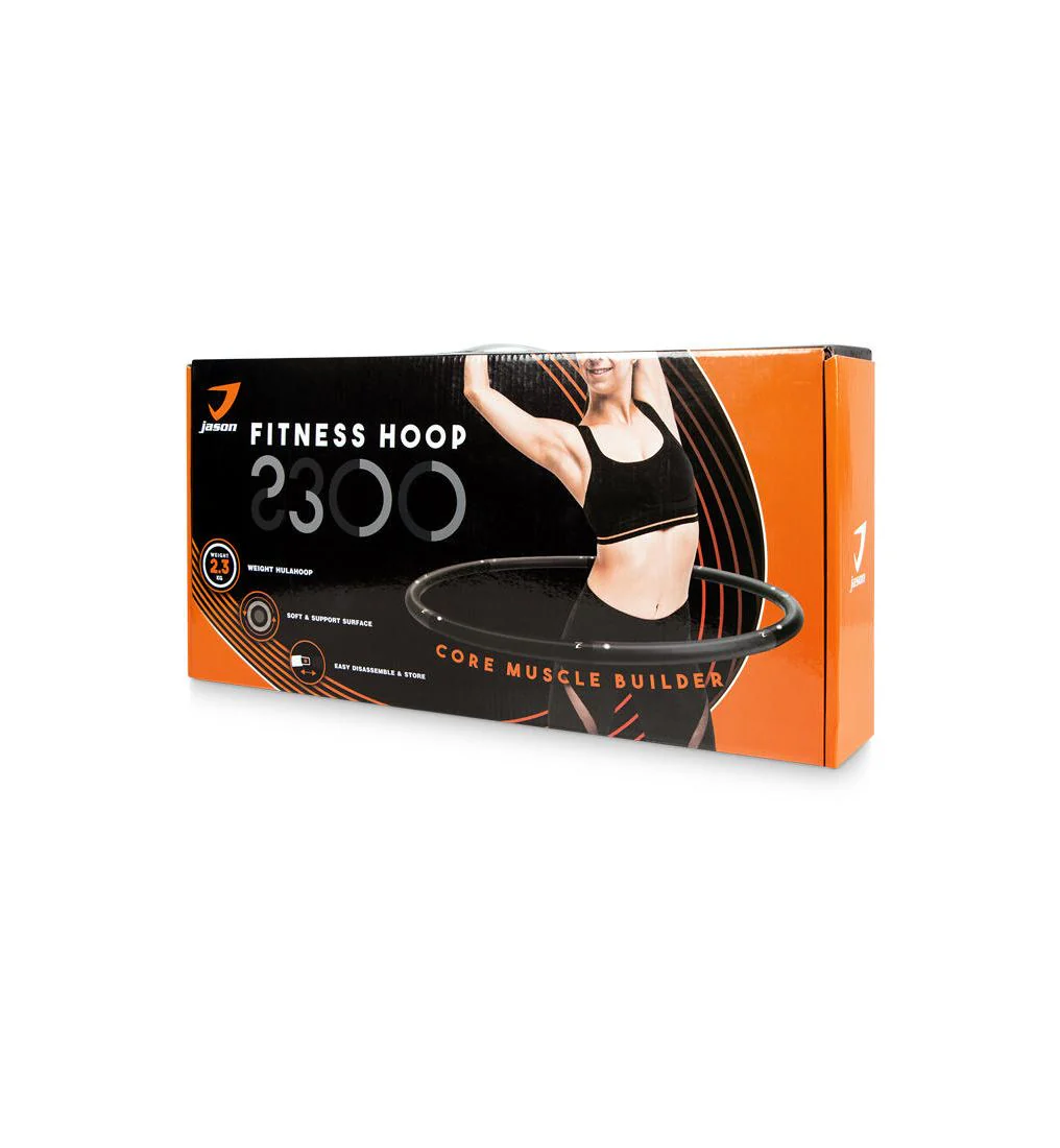JASON Fitness Hoop 2300 Hula Hoop - Grey - ONE SIZE