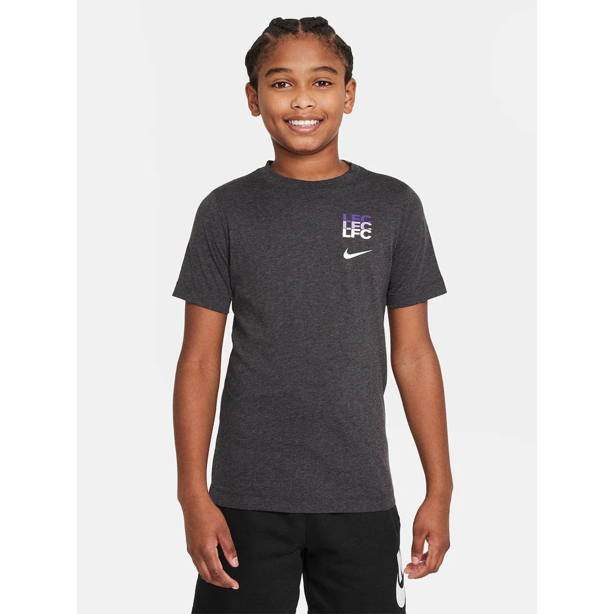 NIKE Liverpool FC Kids Football T-Shirt - Black - L (US SIZE)