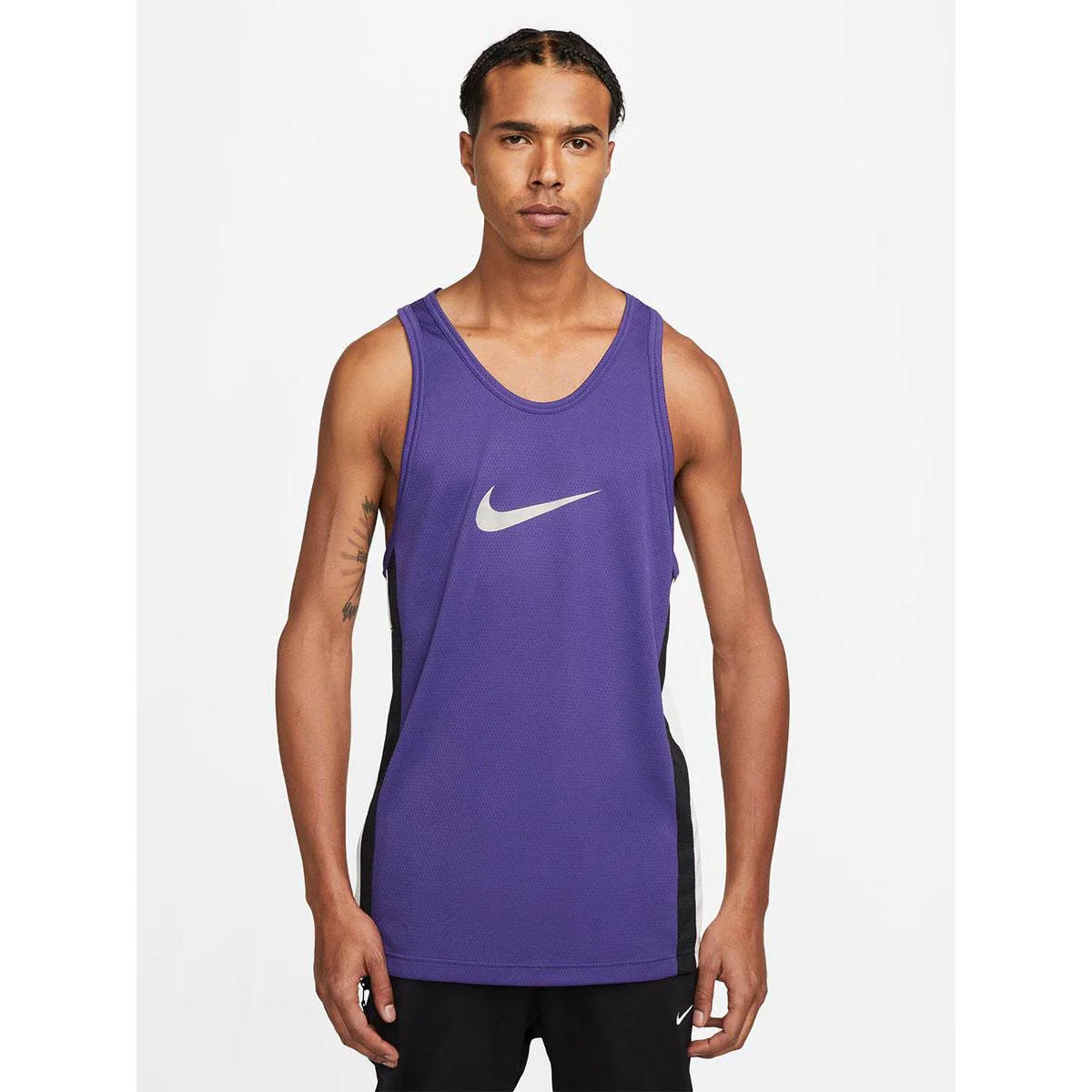 NIKE Dri-FIT Icon Men's Basketball Tank - Purple - 2XL (ASIAN SIZE)