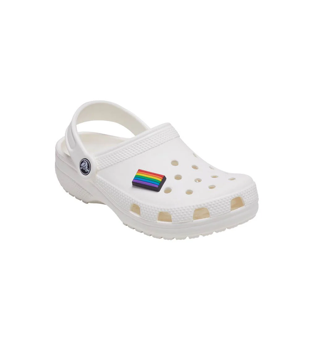 CROCS Jibbitz Rainbow Flag Shoe Charms - Multi Color - ONE SIZE