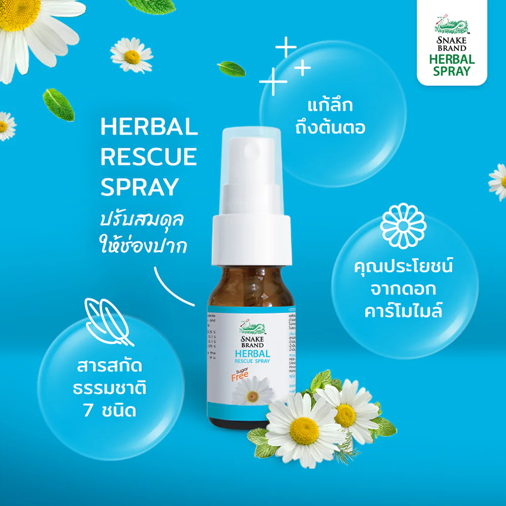 Snake Brand Herbal Rescue Spray 15ml