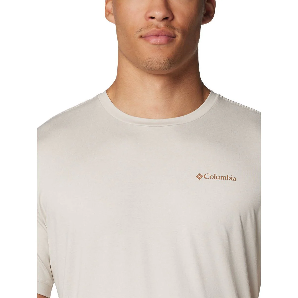 COLUMBIA Kwick Hike™ Back Graphic Men's T-Shirt - Beige - 2XL (US SIZE)