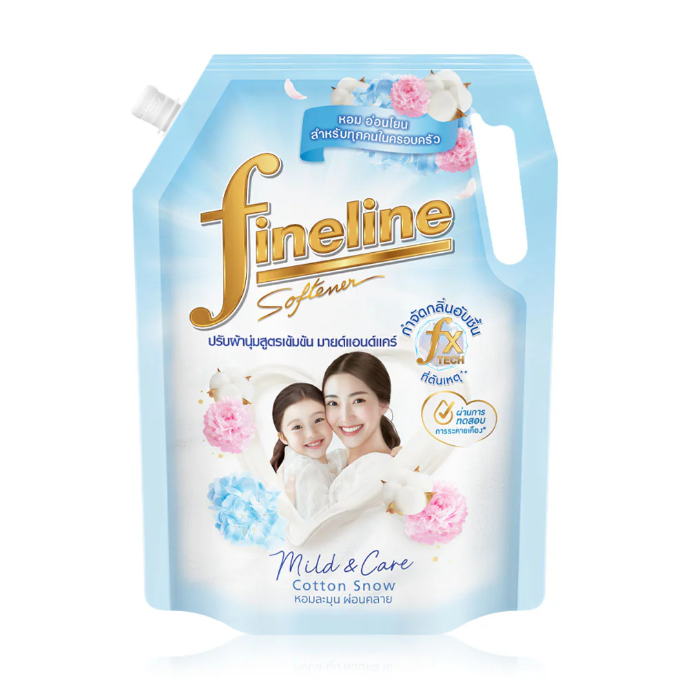 Fineline Mild & Care Concentrated Fabric Softener Cotton Snow — Cotton Snow, 1150 мл