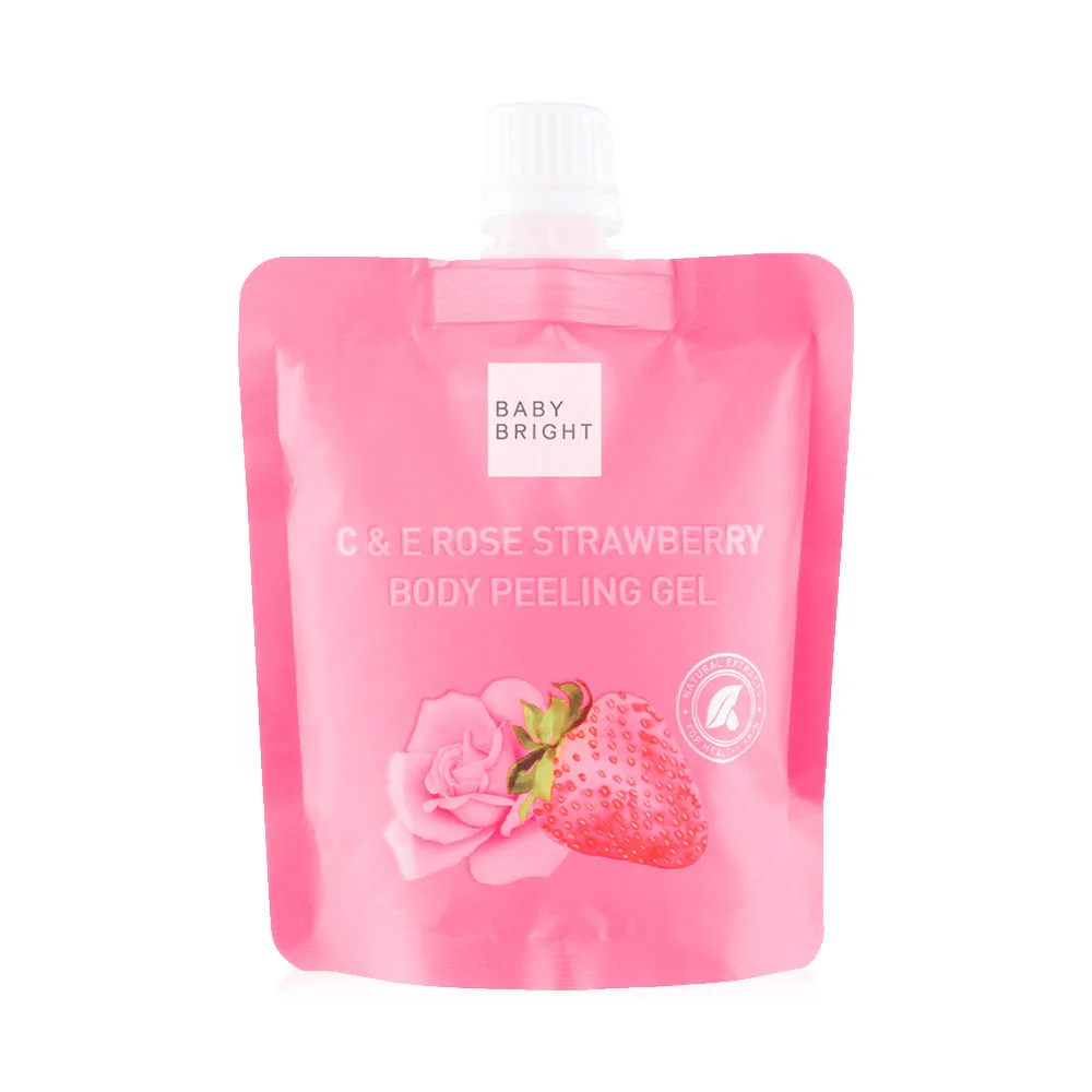 Baby Bright C & E Rose Strawberry Body Peeling Gel 200ml