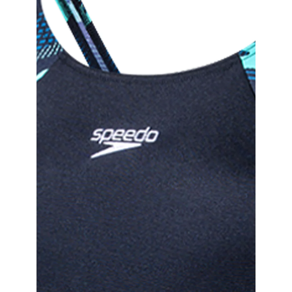 SPEEDO Hyperboom Splice Legsuit Women's Swimsuit - Black - 32 INCHES