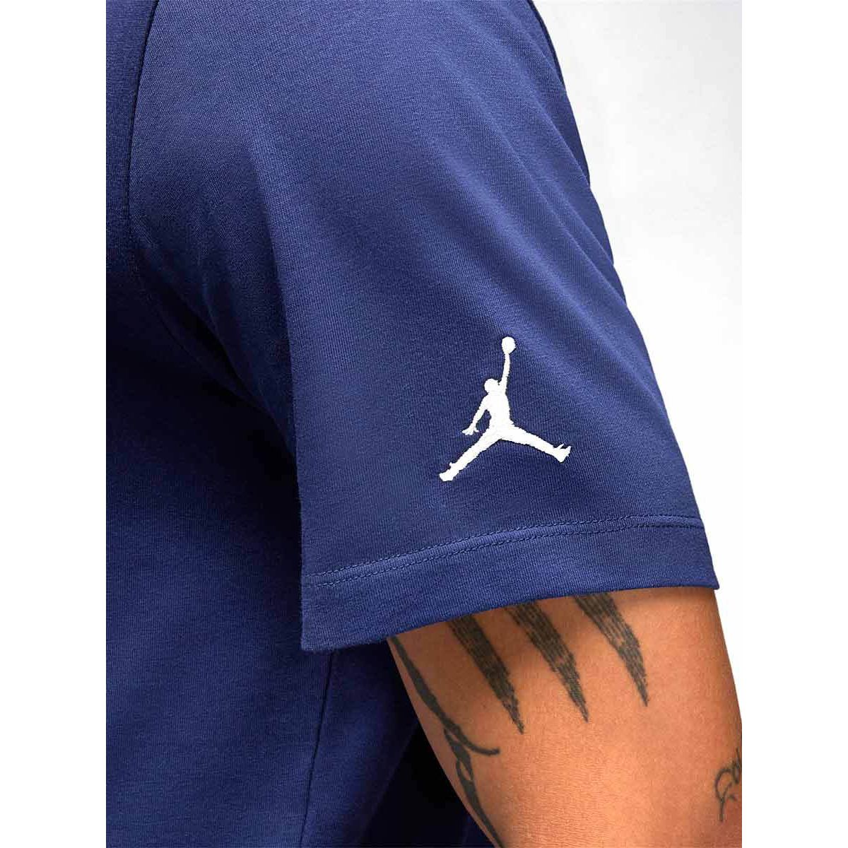 Мужская футболка Nike Jordan Air Basketball — цвет синий, размер 2XL (американский размер)