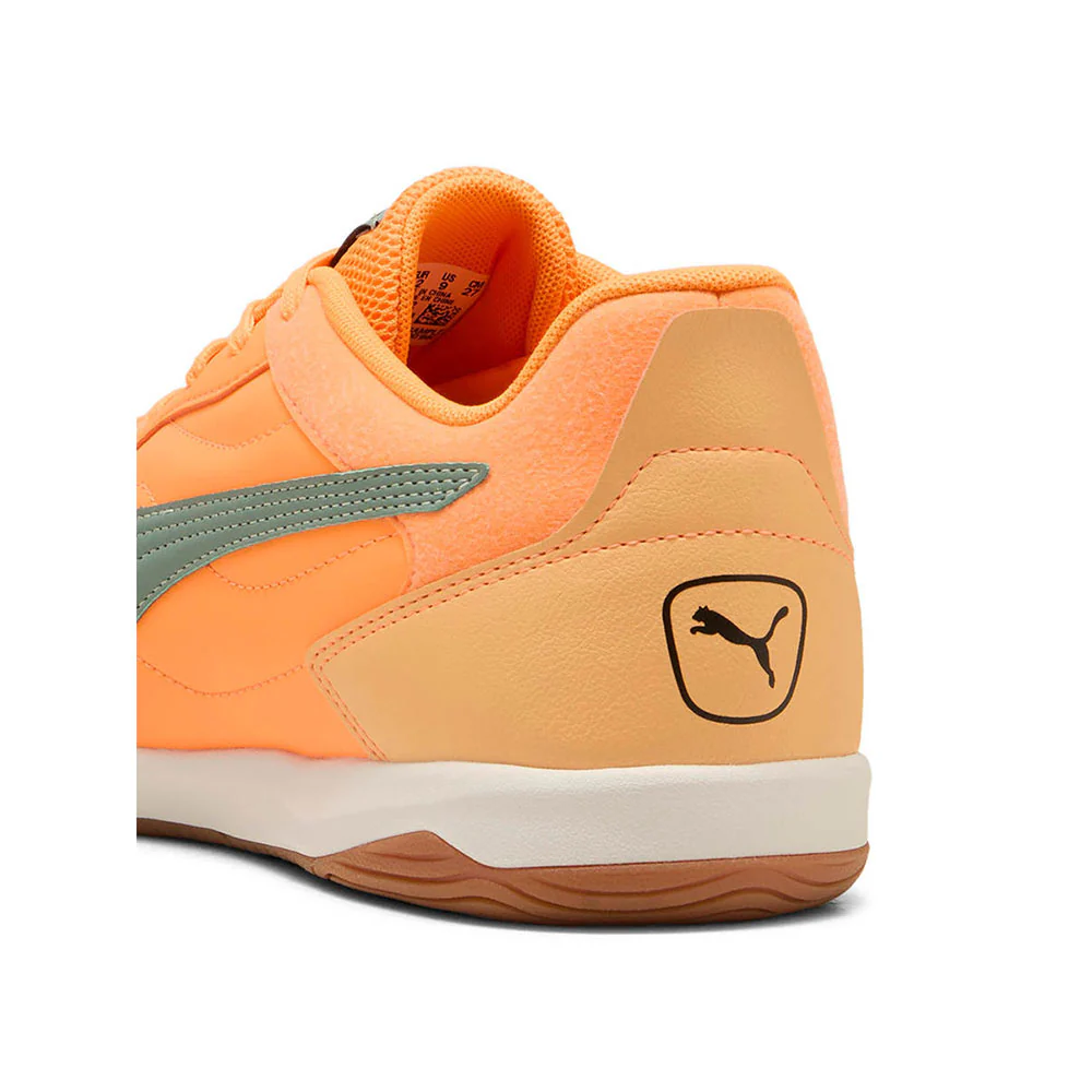 PUMA Pressing IV Men's Futsal Shoes - Orange - UK 10