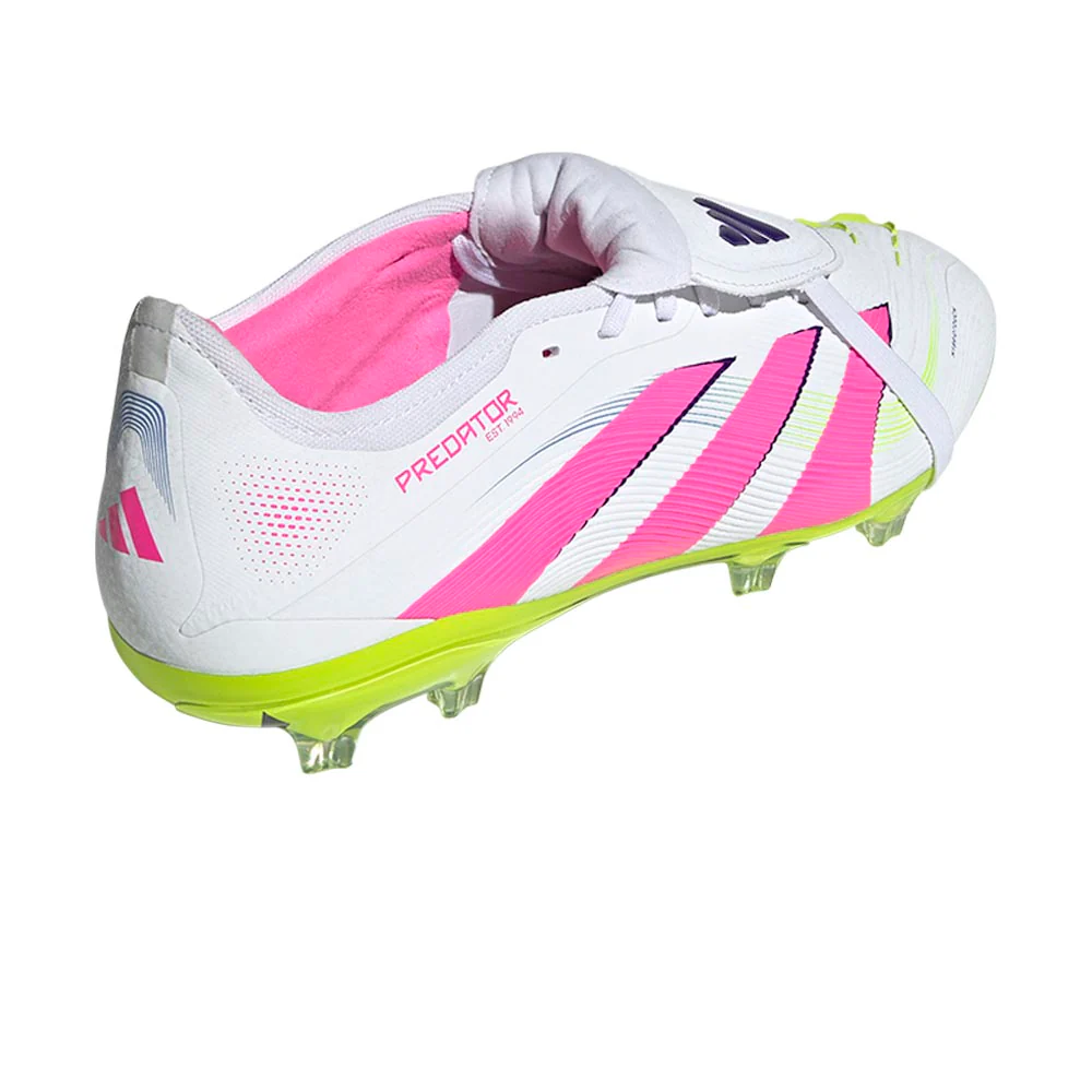 Мужские футбольные бутсы Adidas Predator Pro Fold-Over Tongue Fg — цвет белый, размер UK 10