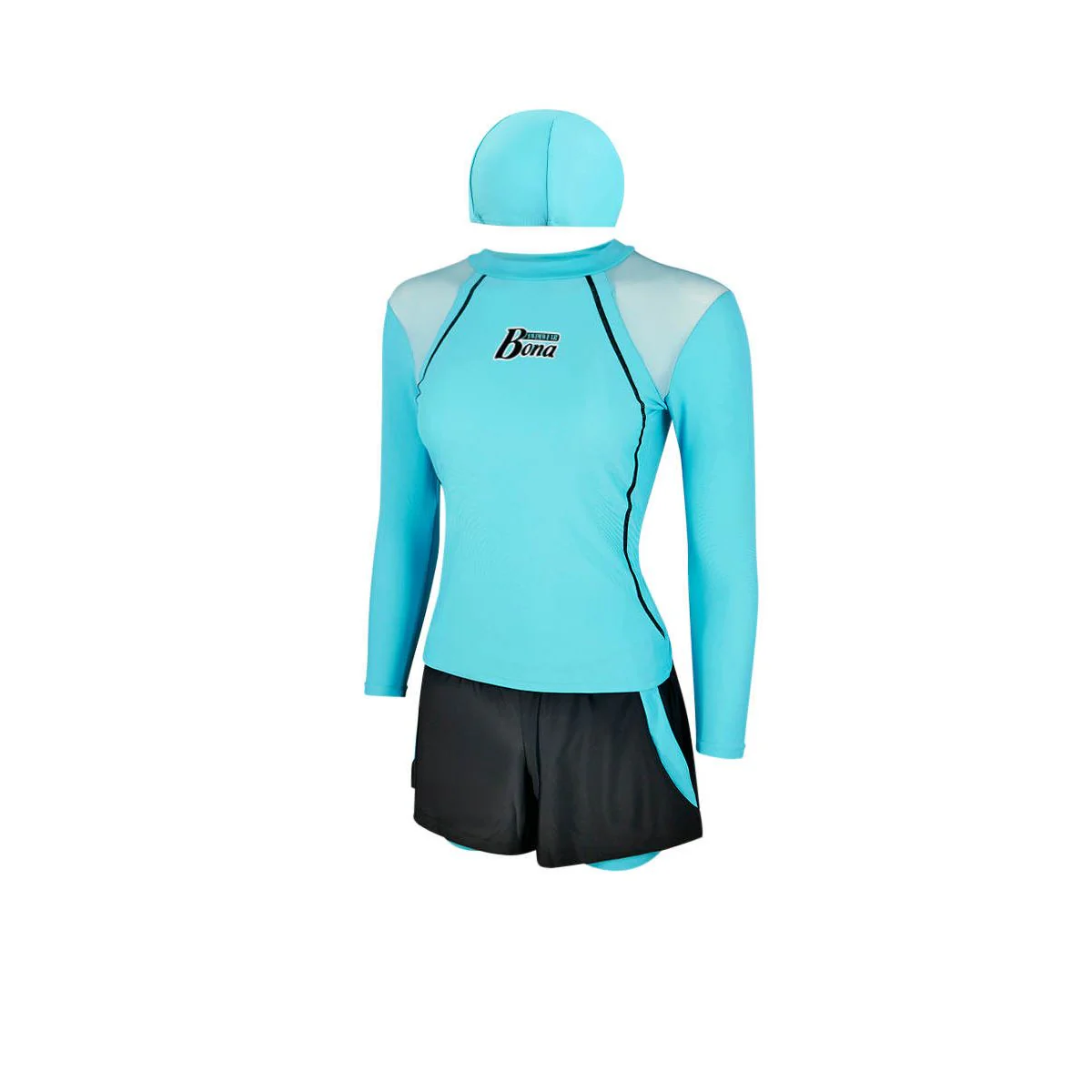 BONA L-144 Women's Swimsuit - Blue - 2XL (US SIZE)