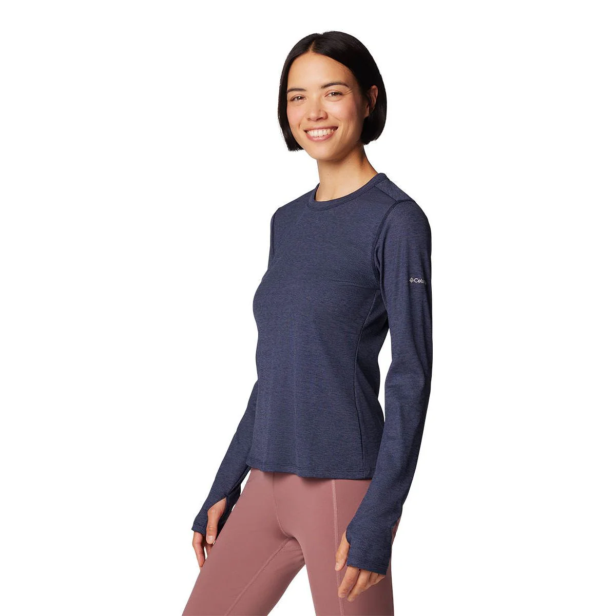 Женский свитшот Columbia Boundless™ Days Knit Crew — цвет синий, размер L (американский размер)