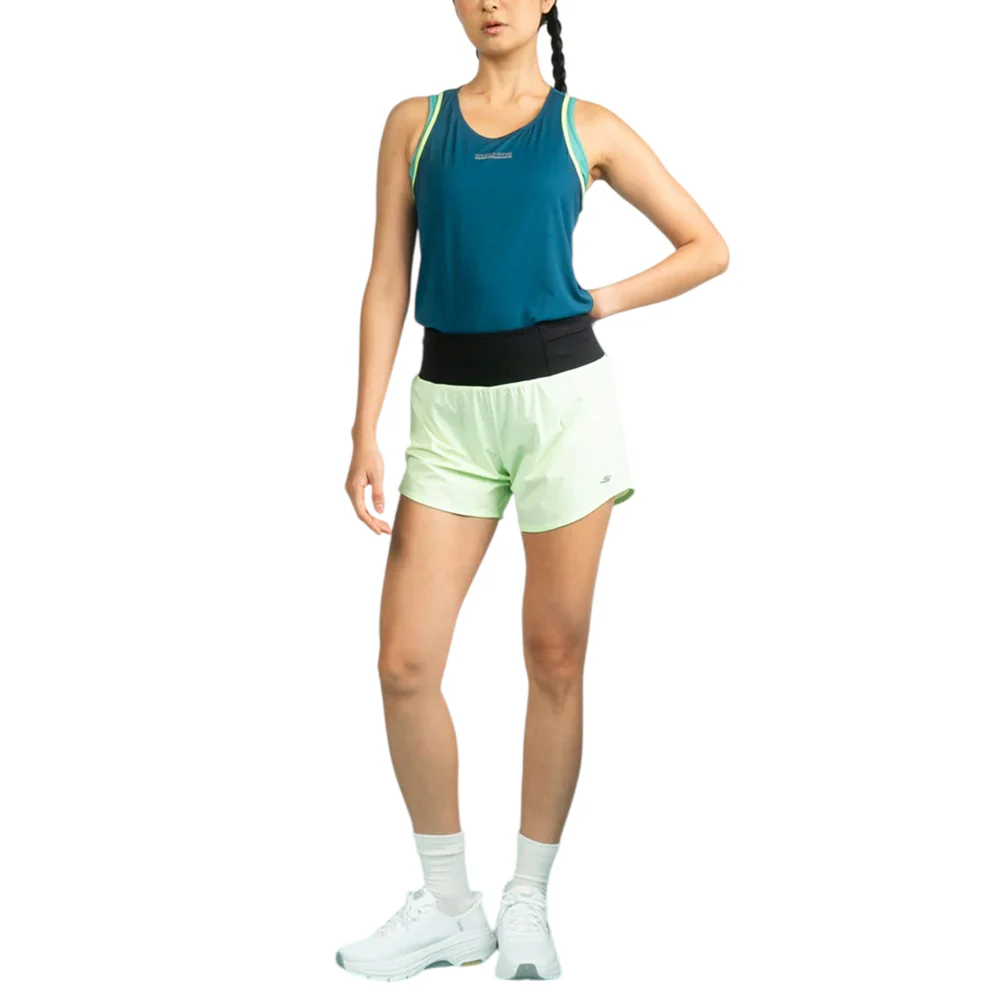 SKECHERS Running: Performance Sports Women's Running Tank - Blue - L (US SIZE)