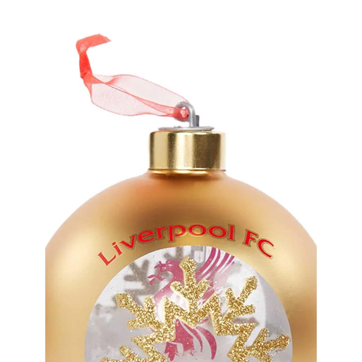 LFC Premium LED Glass Bauble Christmas Decoration - Gold - ONE SIZE