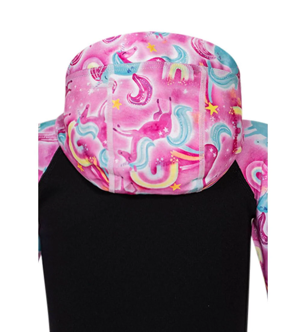 SPEEDO Essential Girls Rashguard - Black - 2 YEARS