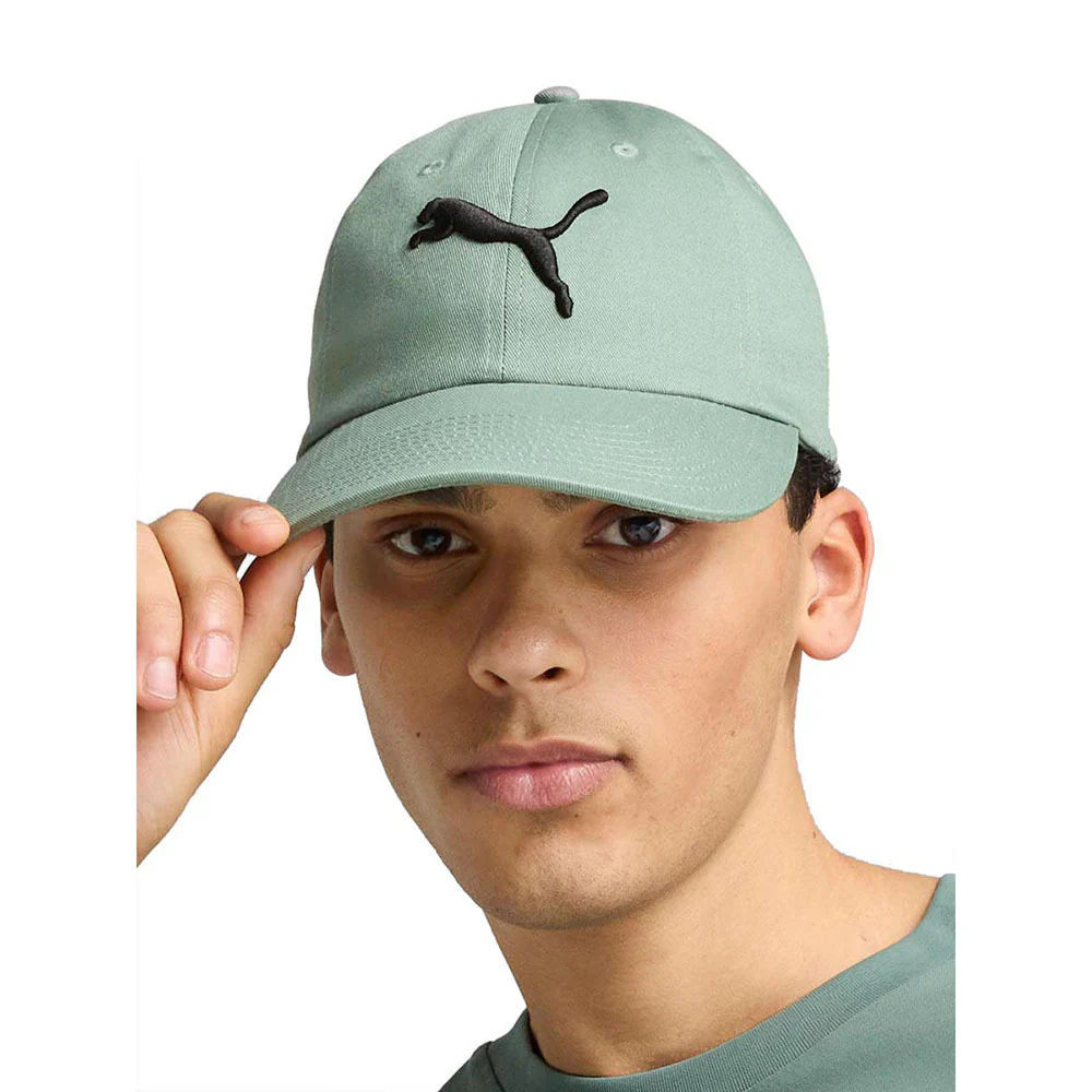 PUMA Essentials Cat Unisex Cap - Green - M (UK SIZE)