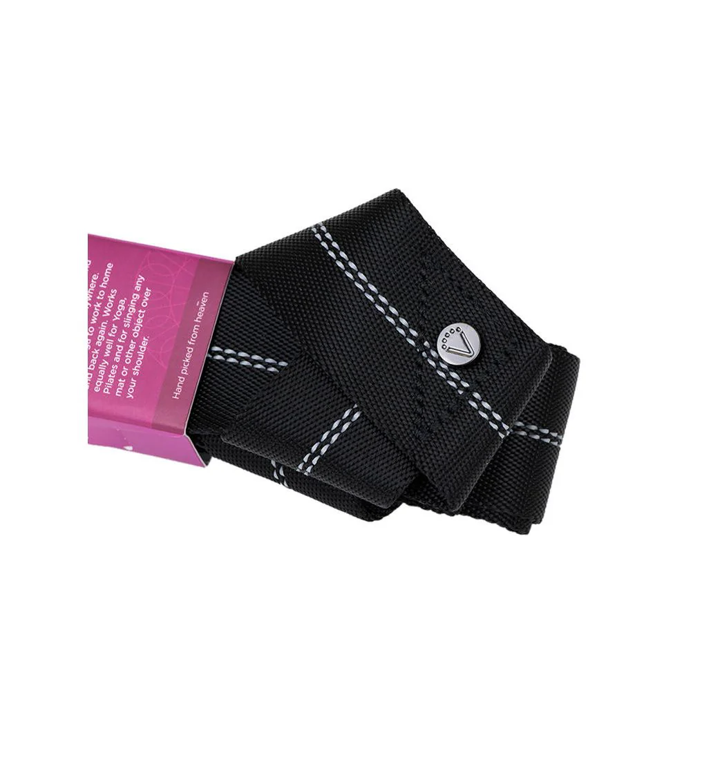 VAKEN Nylon 240CM Yoga Mat Strap - Black - ONE SIZE