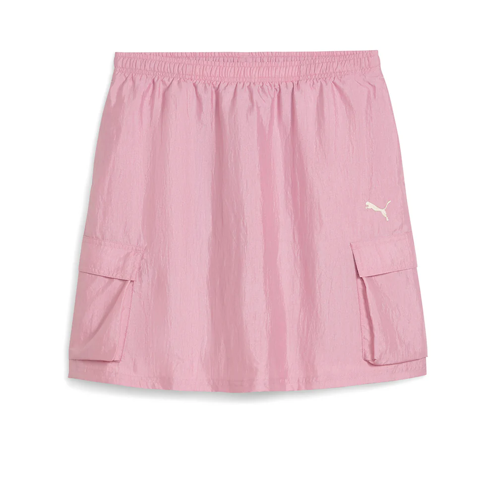 PUMA Bowtique Midi Woven Cargo Girls Skirt