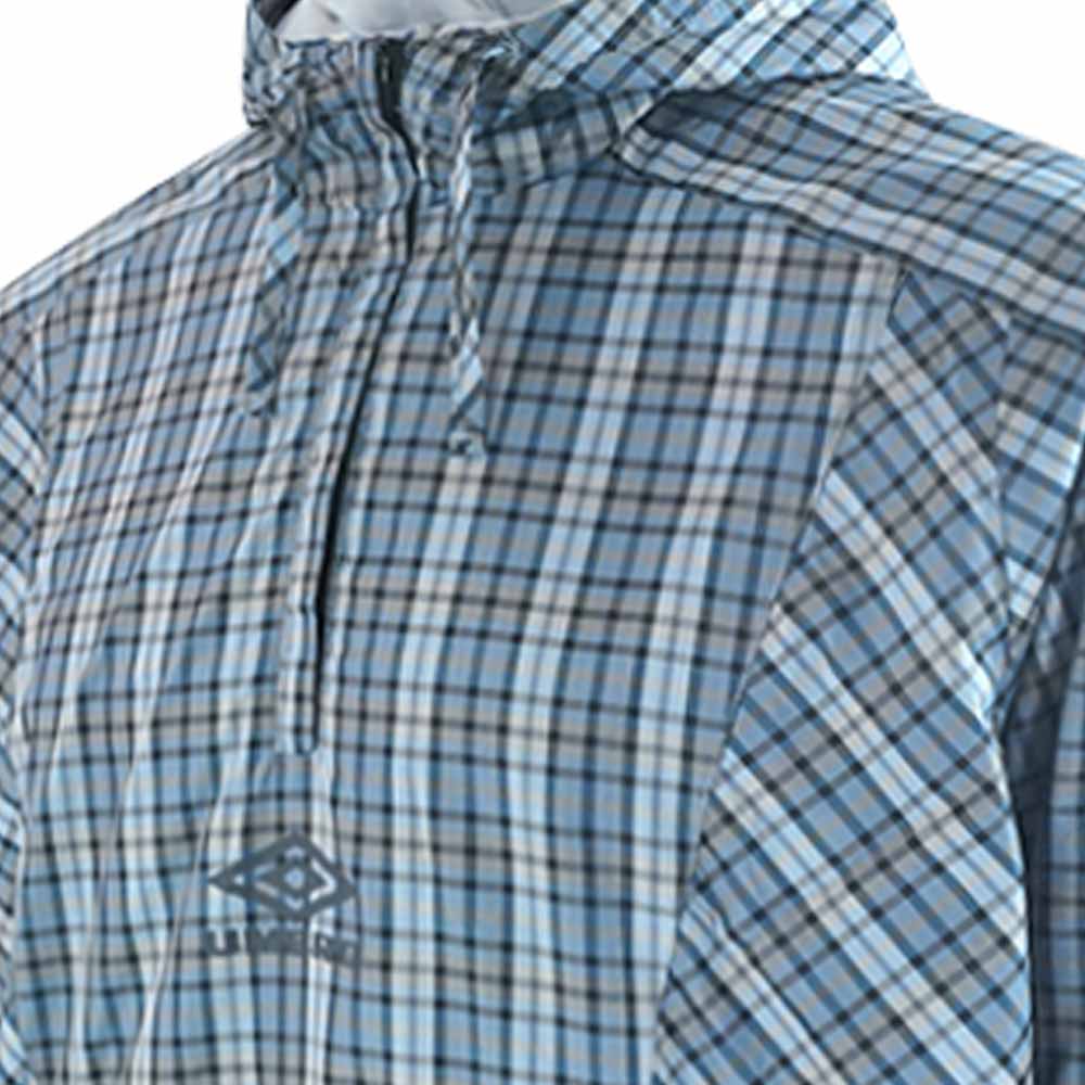 UMBRO Checked Cagoule Men's Hoodie - Blue - 2XL (US SIZE)